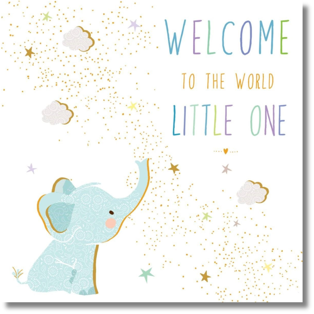 Portfolio Welcome To The World Little One - Greeting Card