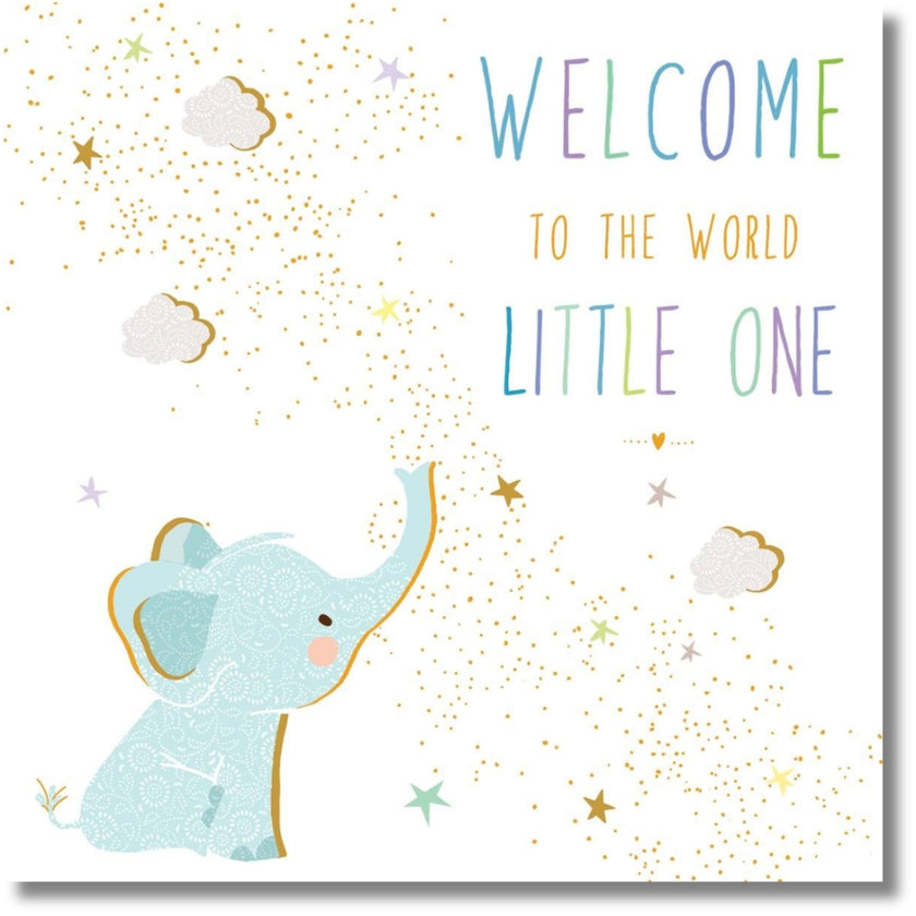 Portfolio Welcome To The World Little One - Greeting Card