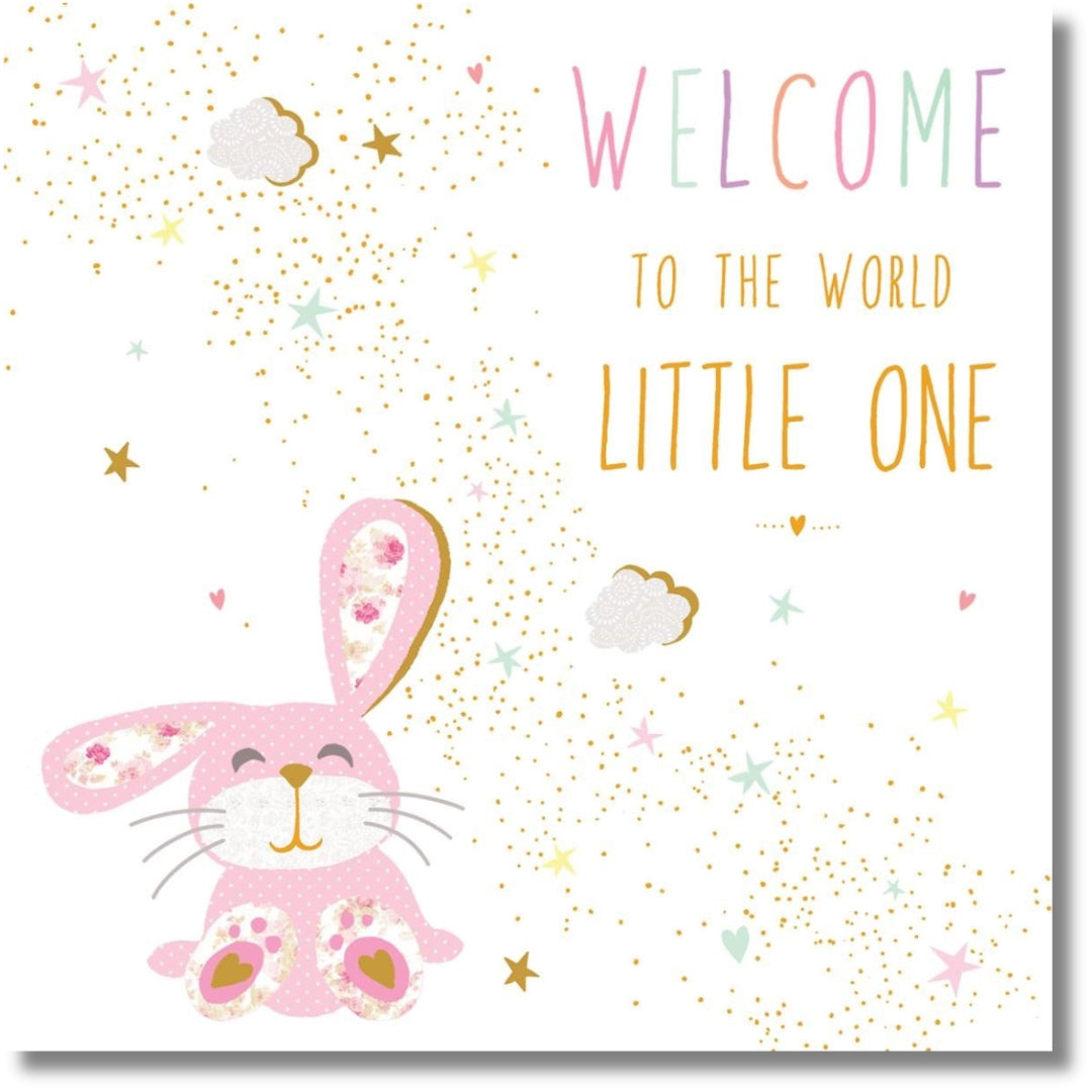 Portfolio Welcome To The World Little One - Greeting Card