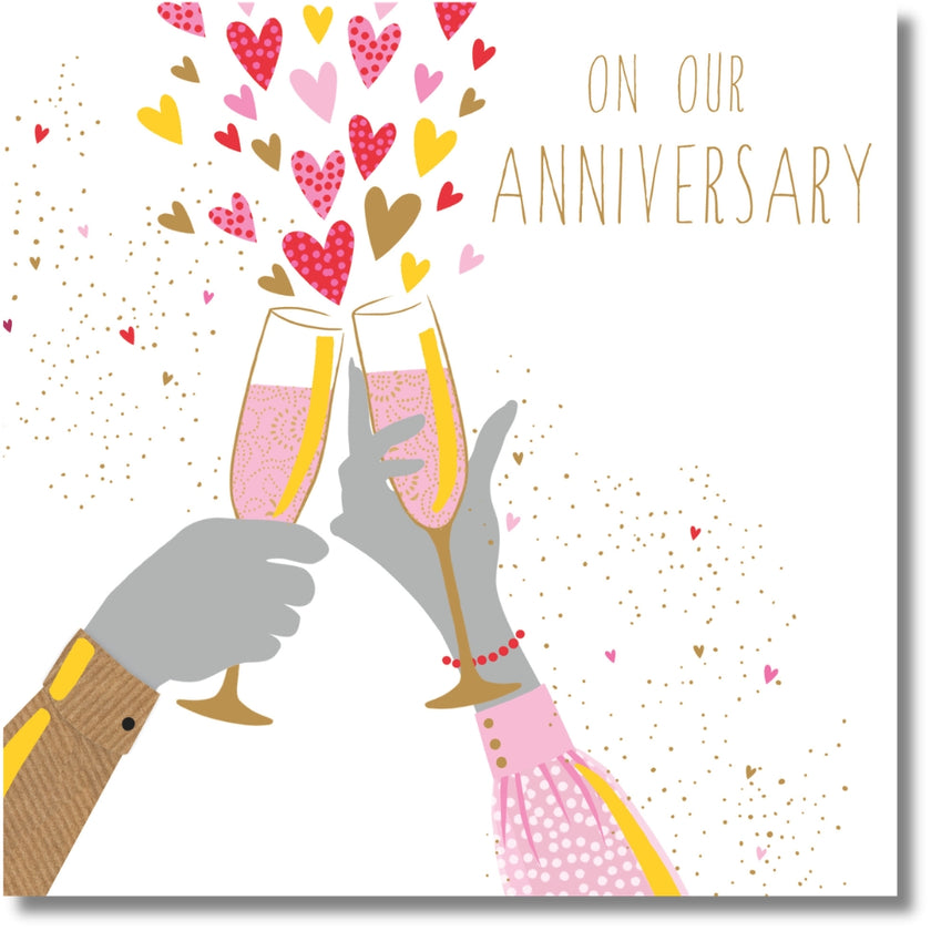 Portfolio On Our Anniversary - Greeting Card