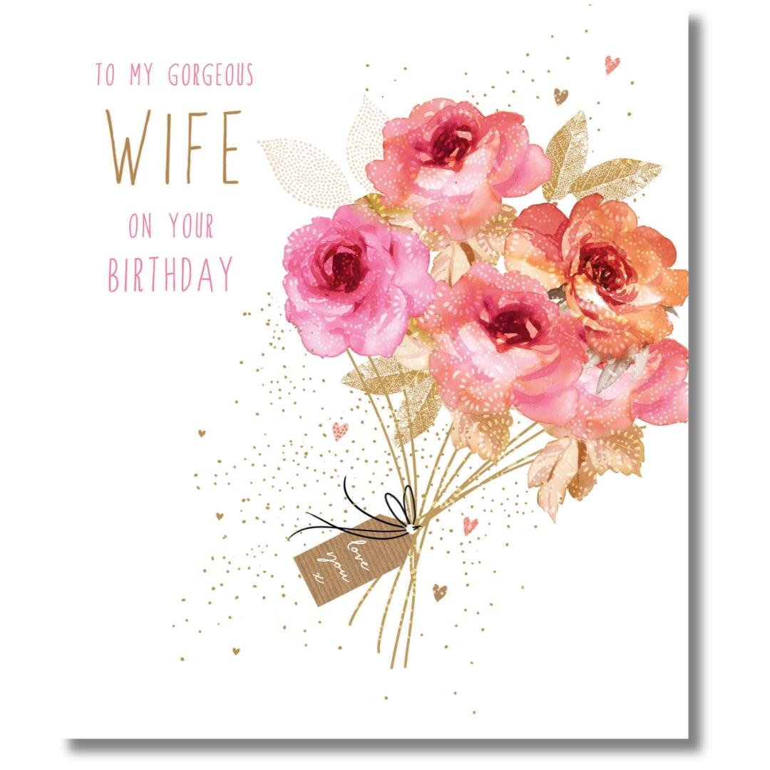 Portfolio To My Gorgeous Wife On Your Birthday - Greeting Card