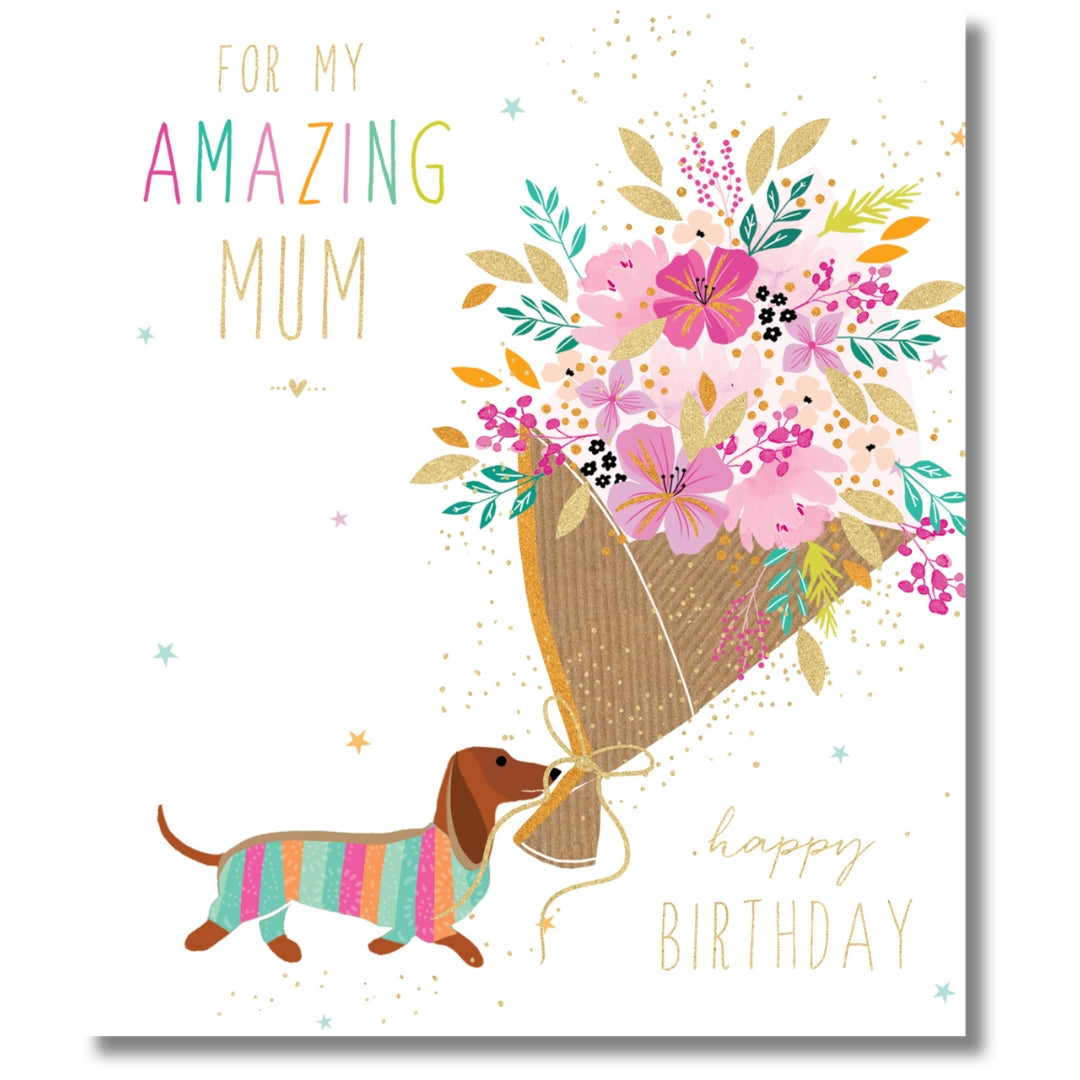 Portfolio For My Amazing Mum Happy Birthday - Greeting Card