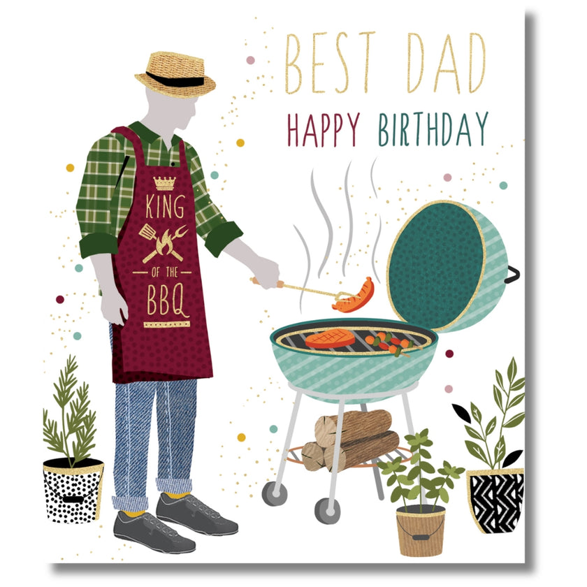 Portfolio Best Dad Happy Birthday - Greeting Card