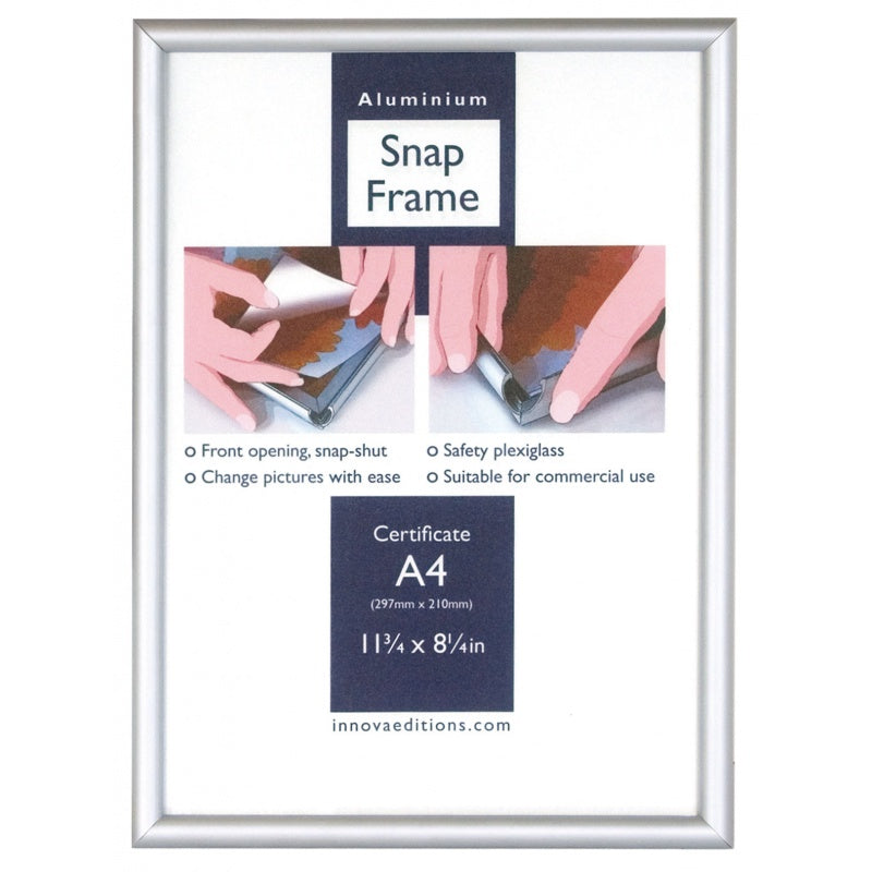 Aluminium Snap Frame - A4 Certificate