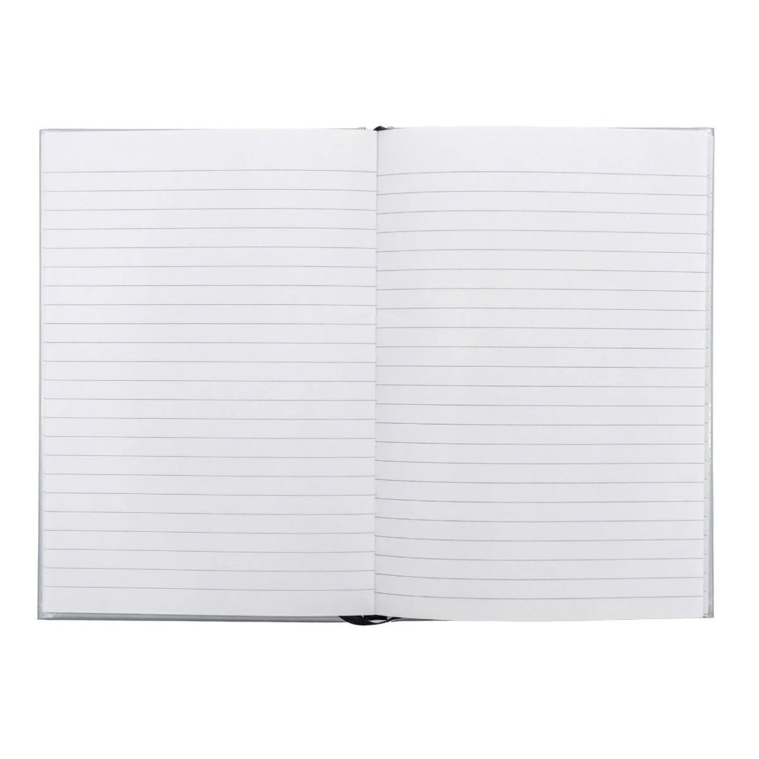 A5 Pukka Pad Lined Casebound Pad - Silver