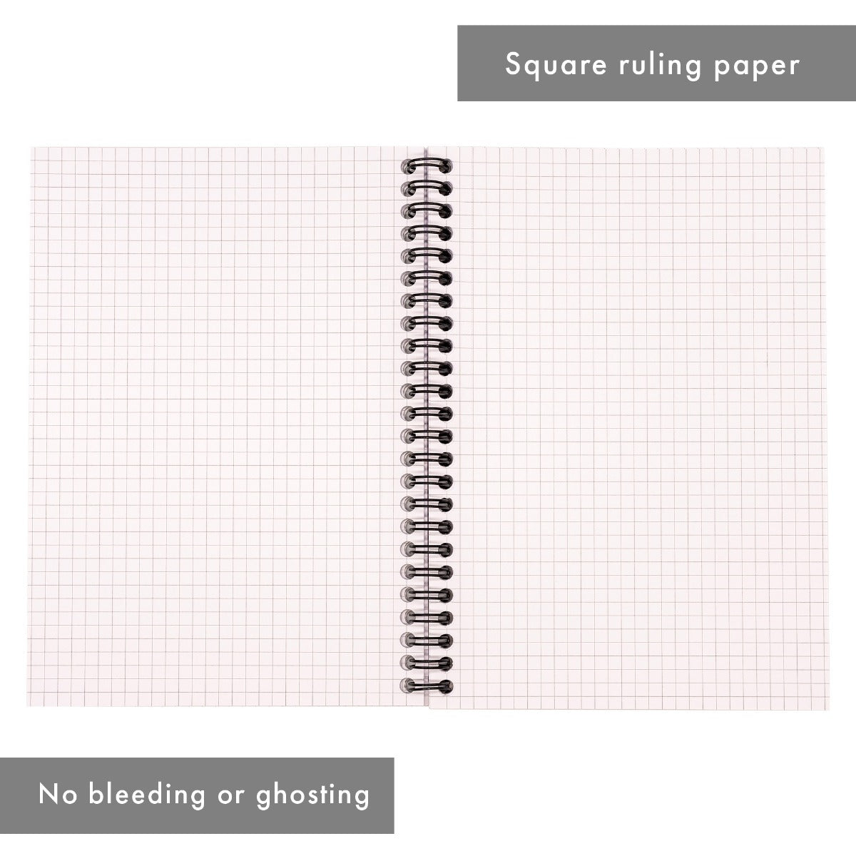 A5 Pukka Pad Side-Spiral Squared Jotta Notebook - Metallic