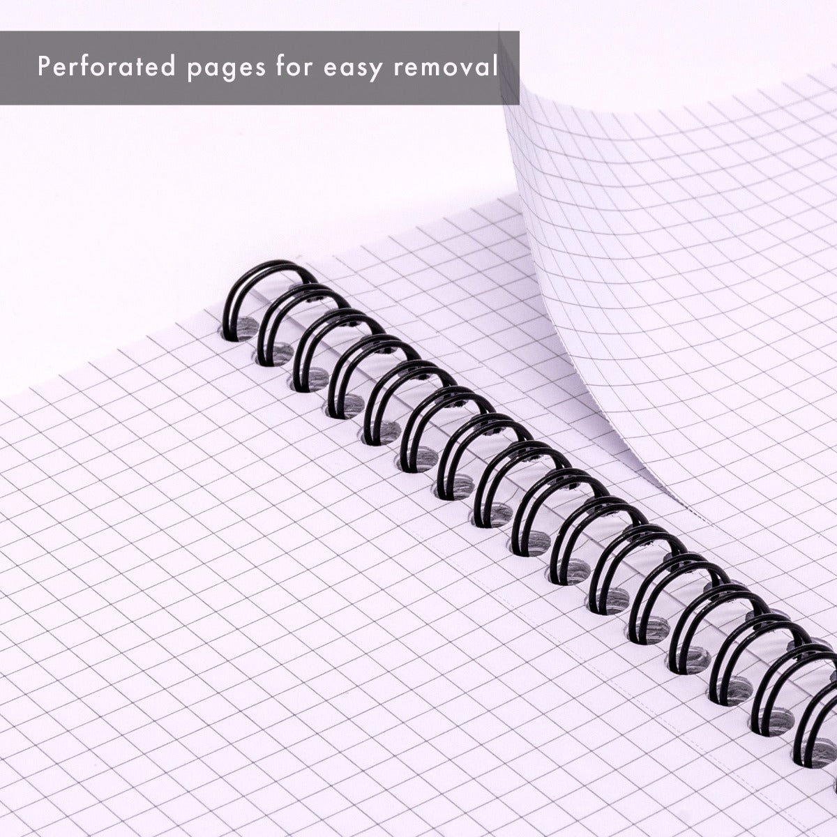 A5 Pukka Pad Side-Spiral Squared Jotta Notebook - Metallic