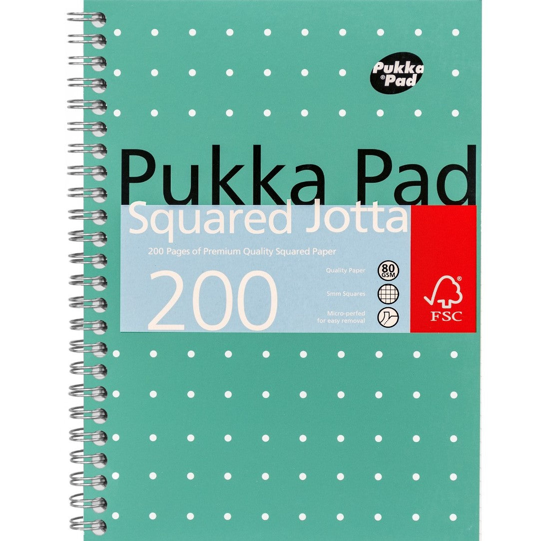 A5 Pukka Pad Metallic Squared Jotta Notebook
