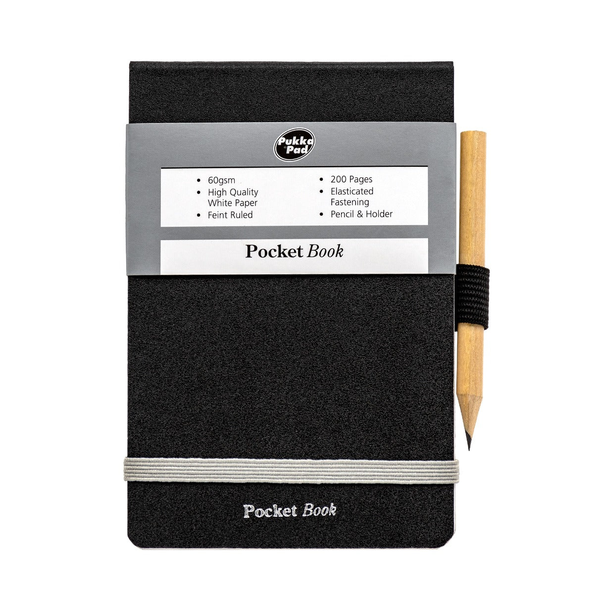 A7 Pukka Pads Pocket Book & Pencil - Black