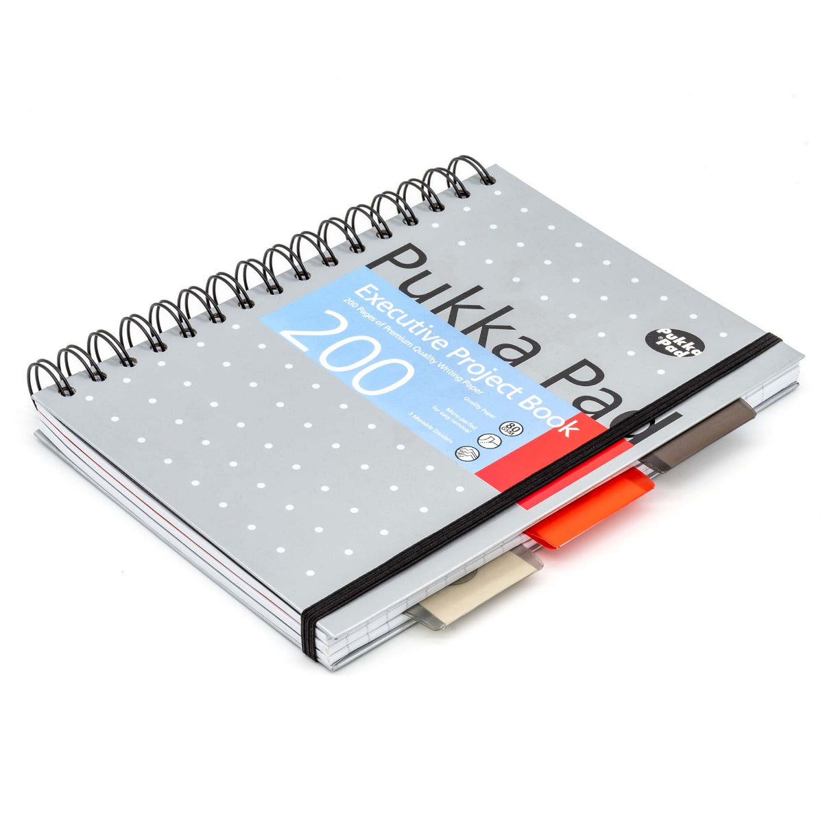 A5 Pukka Pad Lined Metallic Executive Project Book - Various Colours