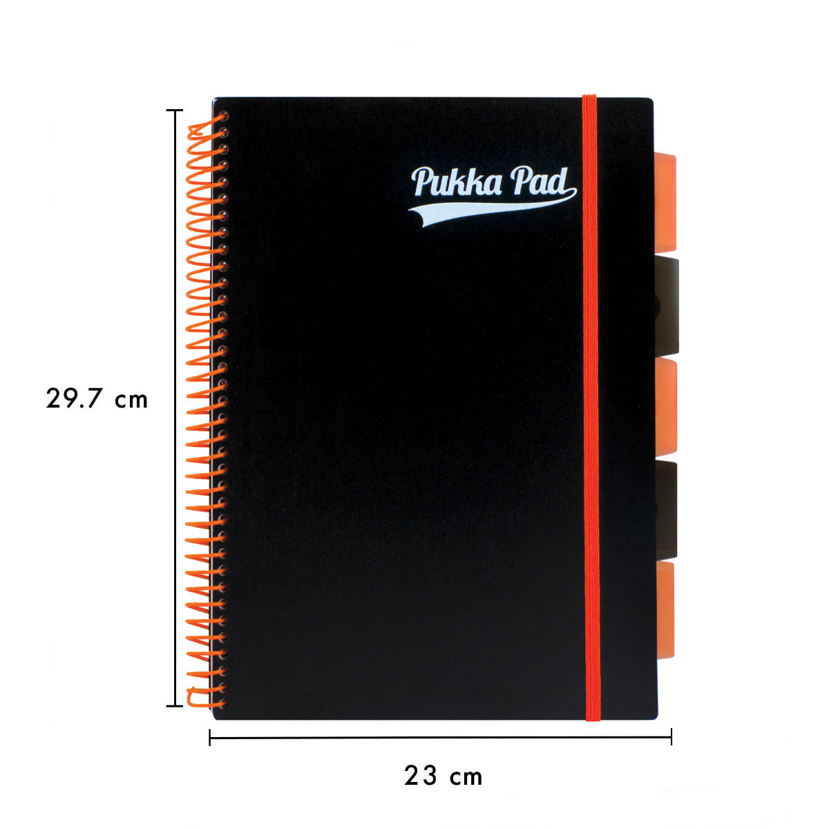 A4 Pukka Pads Side-Spiral Polypropylene Lined Project Book - Neon x 1pc Assortment