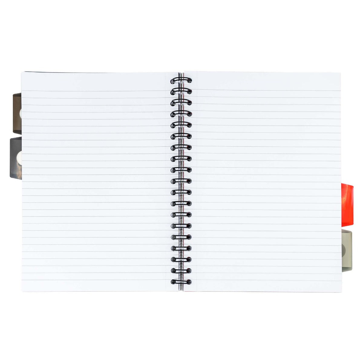 B5 Pukka Pads Side-Spiral Lined Project Book With 4 Dividers - Metallic