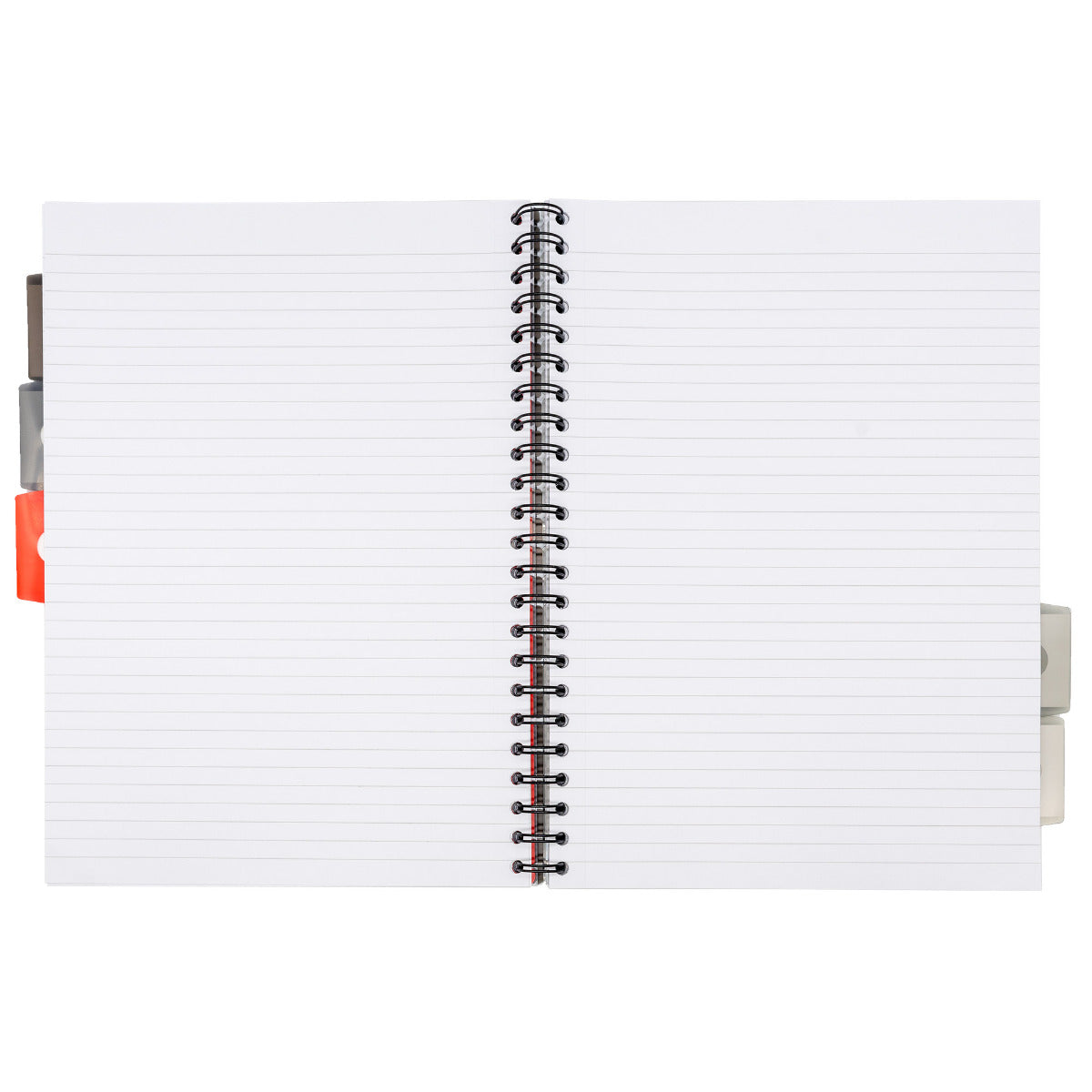 A4 Pukka Pads Side-Spiral Lined Project Book With 5 Dividers - Metallic