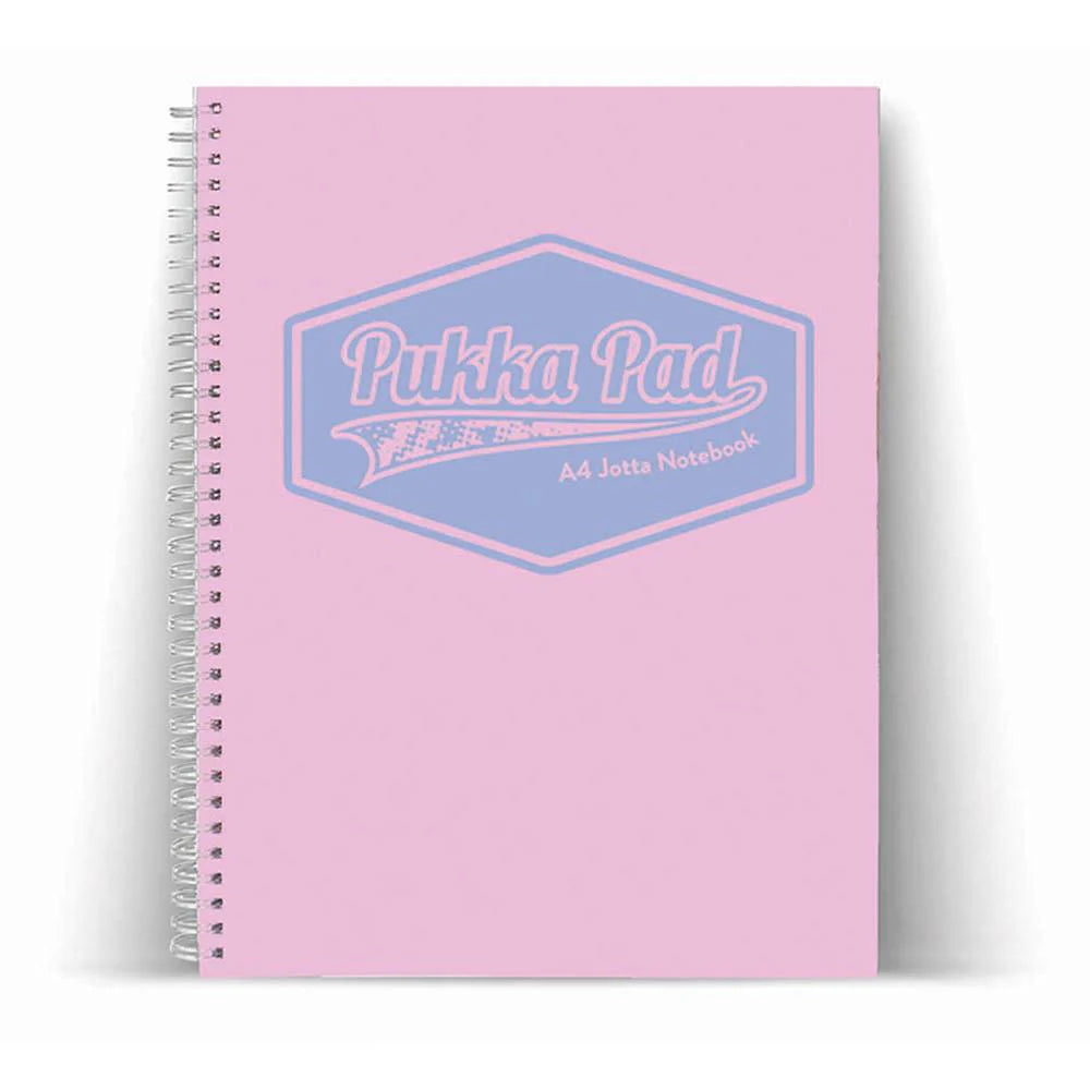 A4 Pukka Pad Pastel Jotta Notebook Pastel Pink 80g