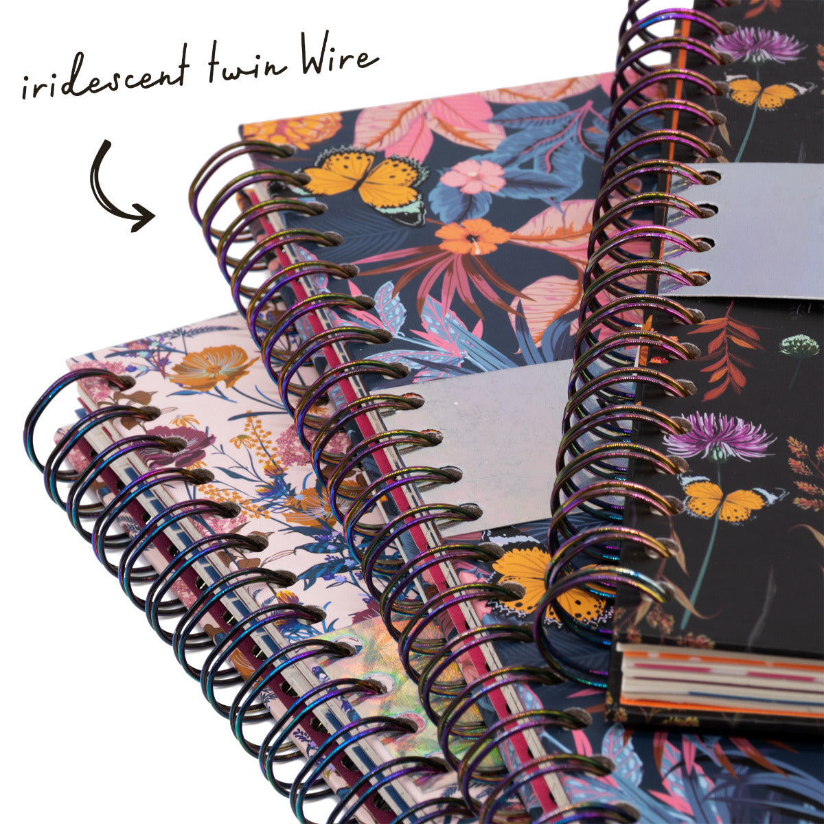 B5 Pukka Pad Bloom Hardcover Lined Project Book - Various Colours