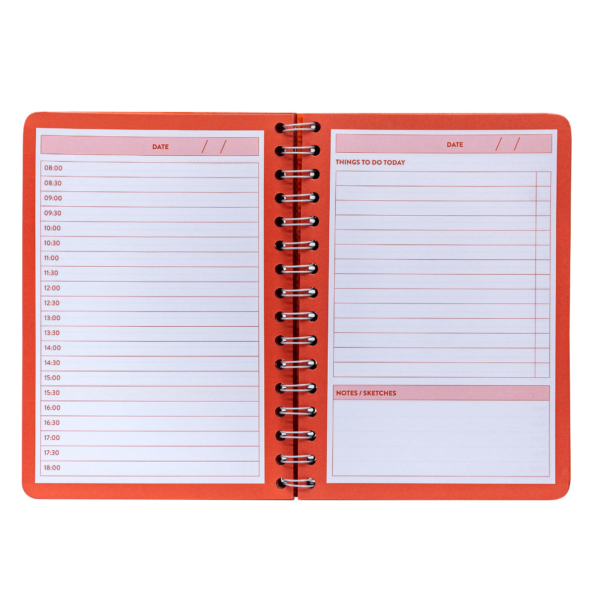 A5 Pukka Pad Lined Daily Planner Pad - Bloom Black