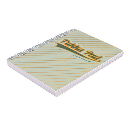 Pukka Haze Jotta Notepad A5 Wirebound 200 Ruled Pages 80gsm - Green Ho