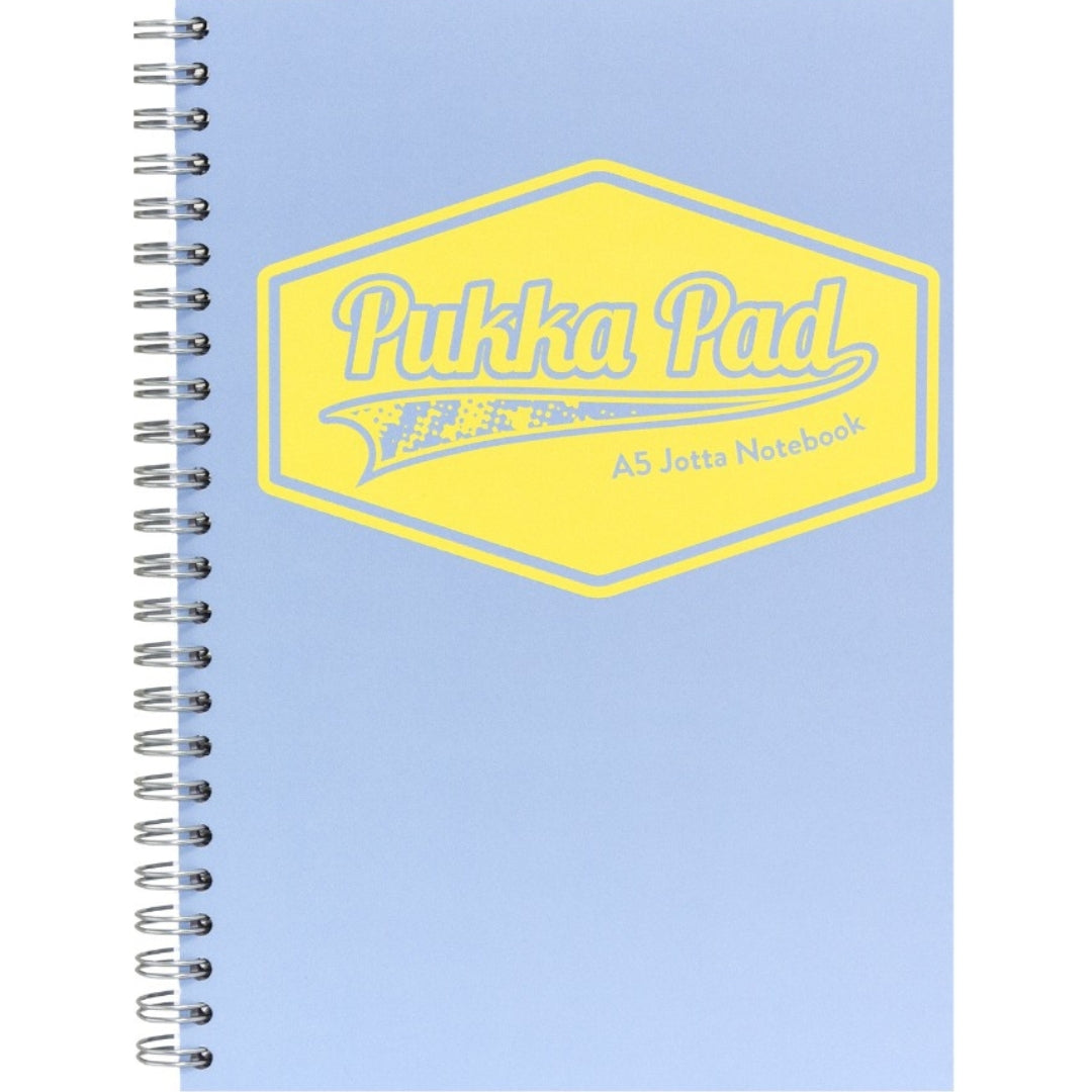 A5 Pukka Pad Pastel Lined Jotta Notebook 80gsm 200pgs - Sky Blue