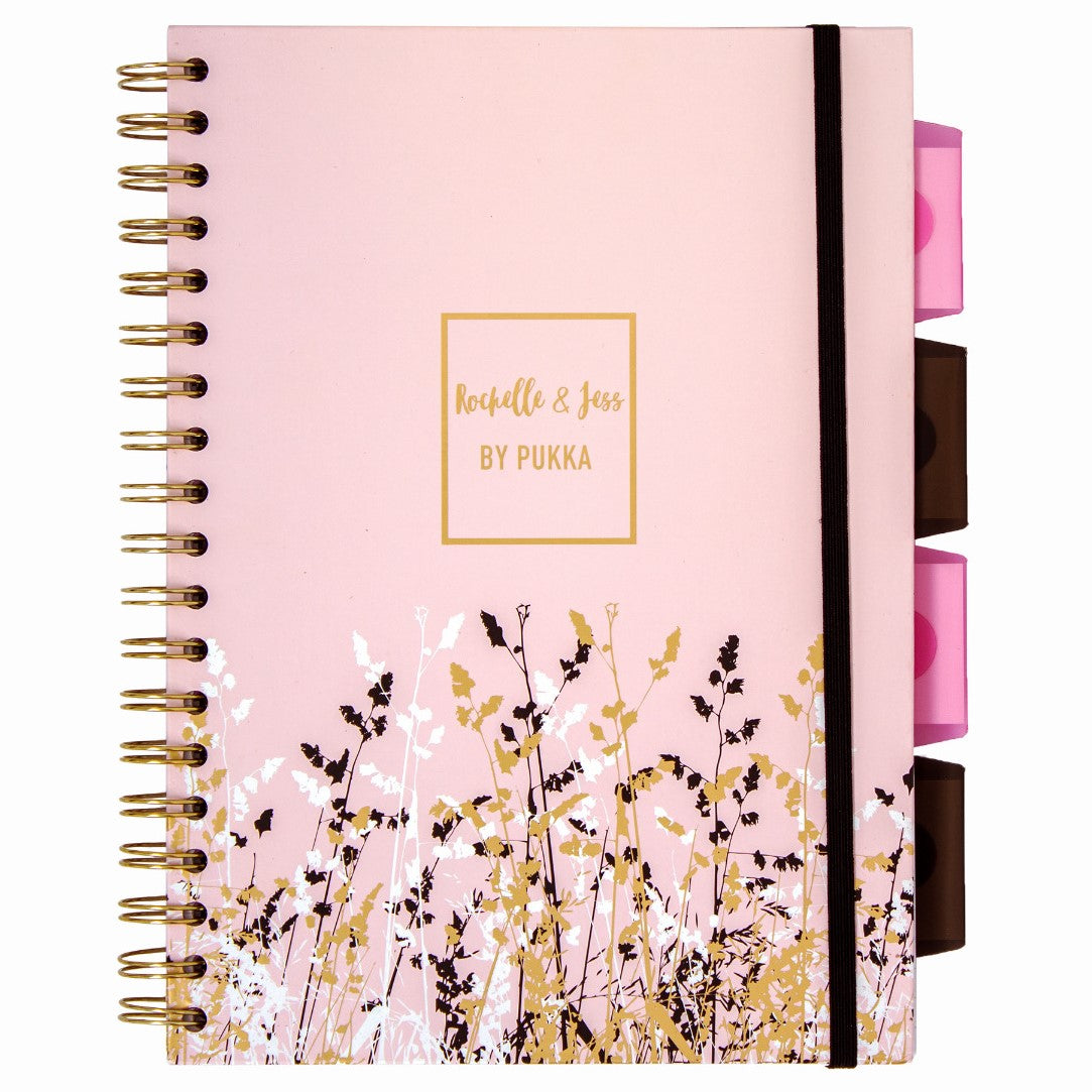 B5 Pukka Pads Rochelle & Jess Lined Project Book - Various Colours