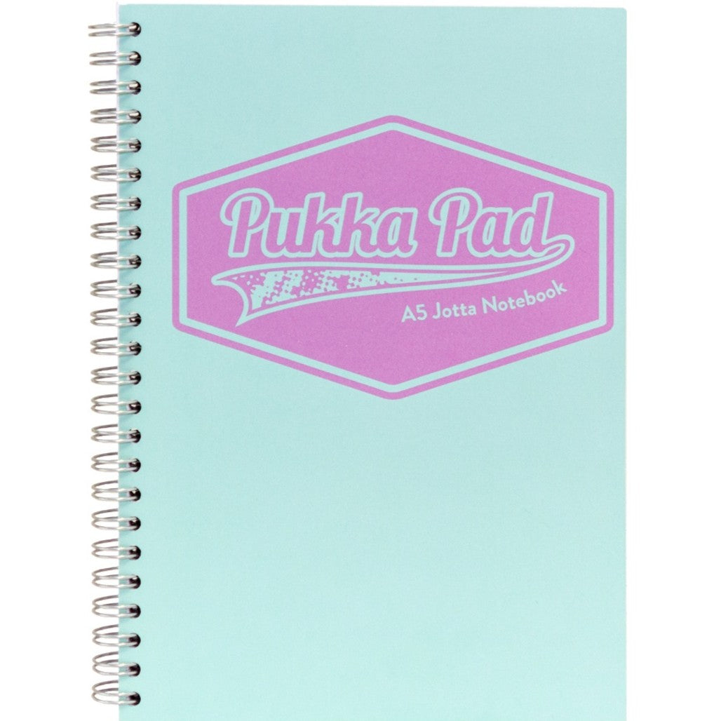 A5 Pukka Pad Pastel Lined Jotta Notebook 80gsm 200pgs - Teal