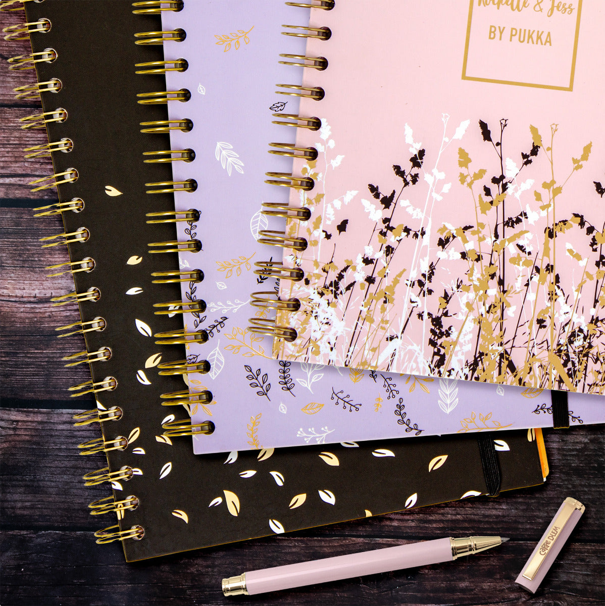 B5 Pukka Pads Rochelle & Jess Lined Project Book - Various Colours