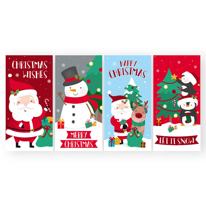 North Pole 4 Money Wallet Assortment Santa