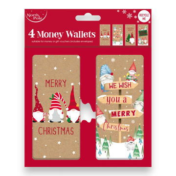 North Pole 4 Money Wallet Assortment Gnoms