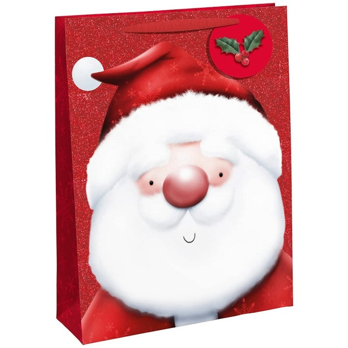 Christmas Gift Bag Big 44 x 32cm Santa Claus