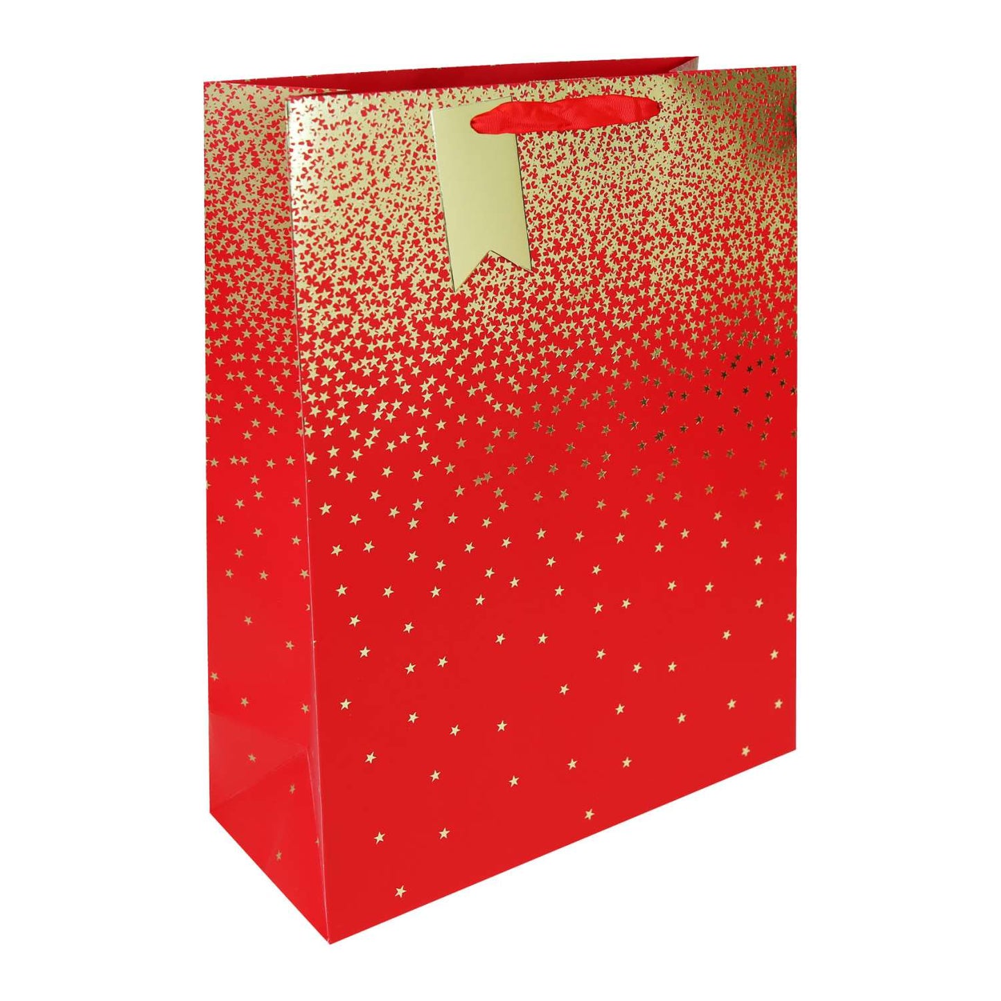 Eurowrap Christmas Bag Medium 33 x 26.5cm - Red Ombre