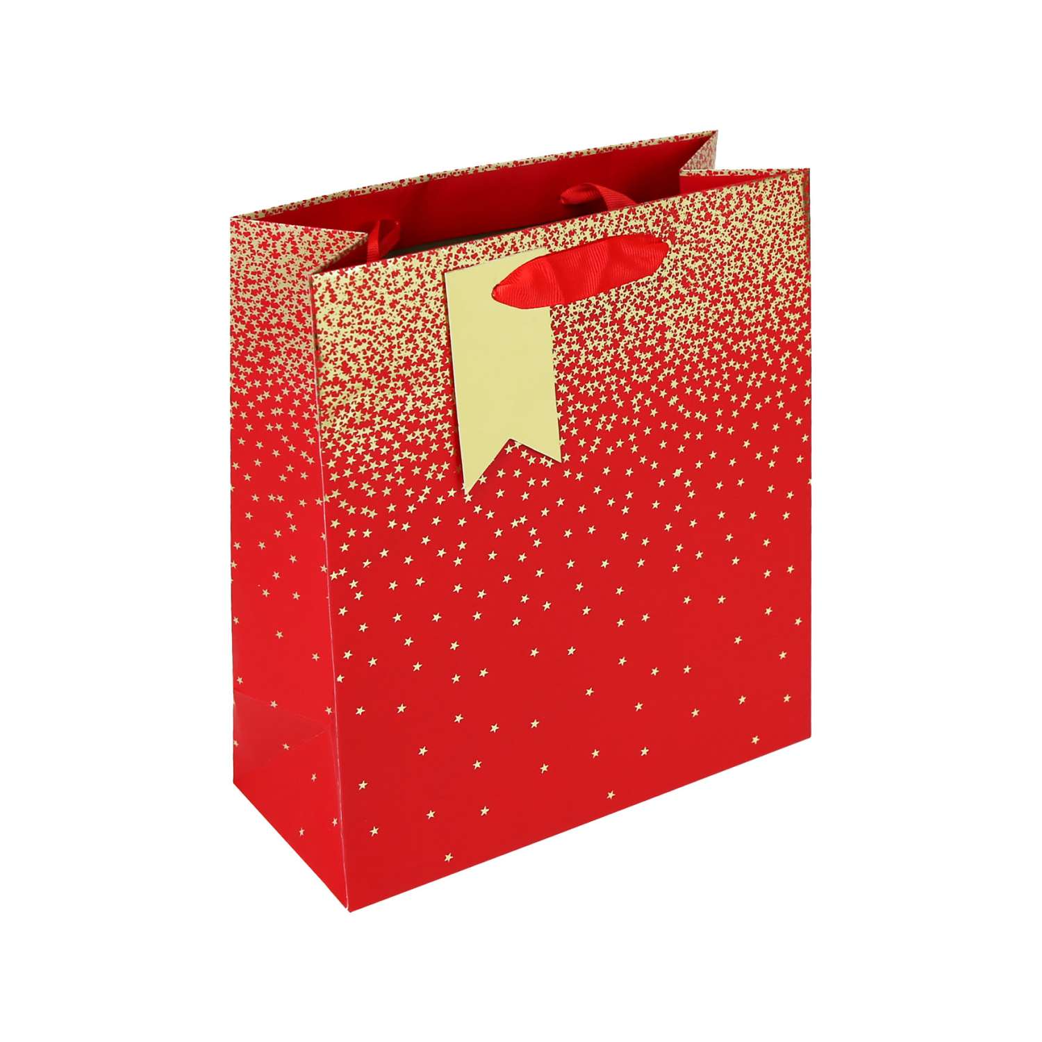 Eurowrap Christmas Bag Small 25 x 21.5cm - Red Ombre