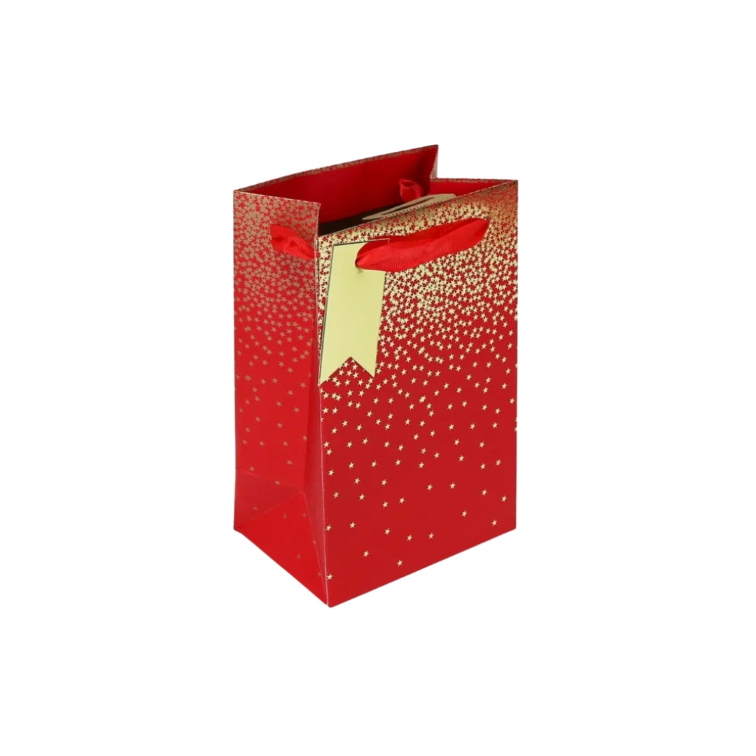 Eurowrap Christmas Bag Small 20 x 13cm - Red Ombre