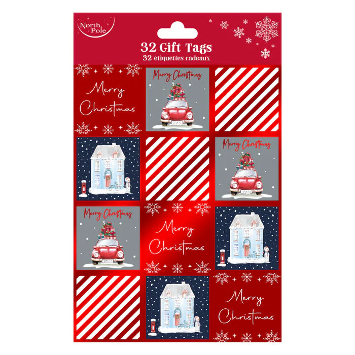 Eurowrap Gift Tags A Pack Of 32pcs - Classic
