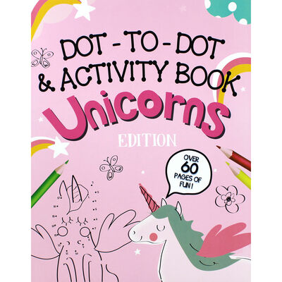 Dot-To-Dot & Activity Book - Unicorns