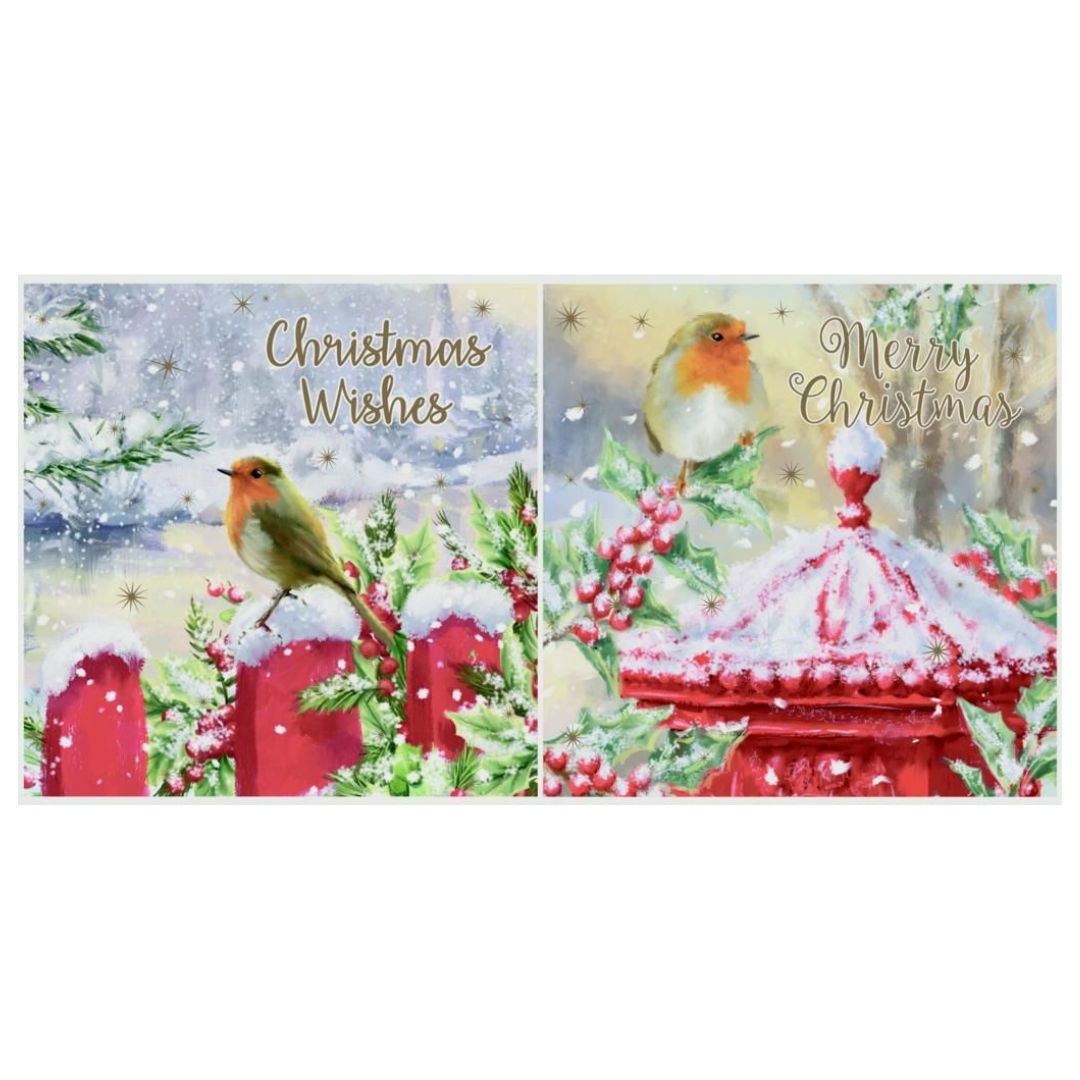 North Pole A Box Of 12 Luxury Christmas Cards 1