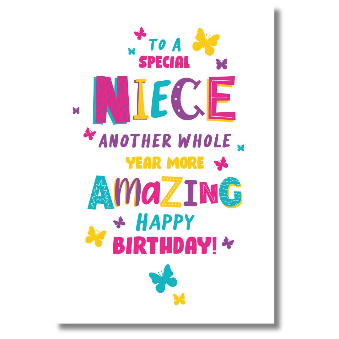 Cherry Orchard To A Special Niece Amazing Happy Birthday - Greeting Card