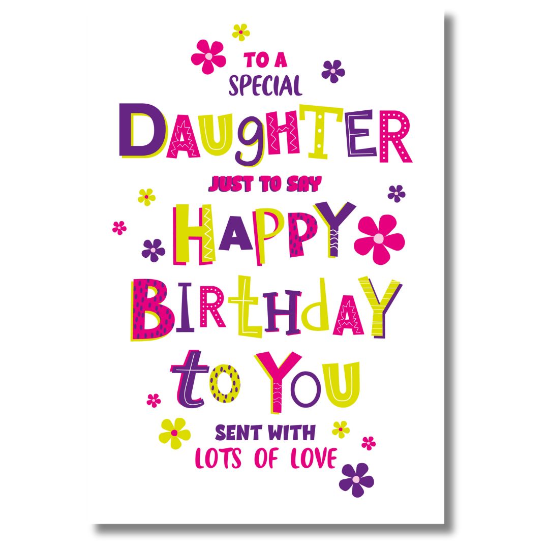 Cherry Orchard To A Special Daughter Happy Birthday - Greeting Card