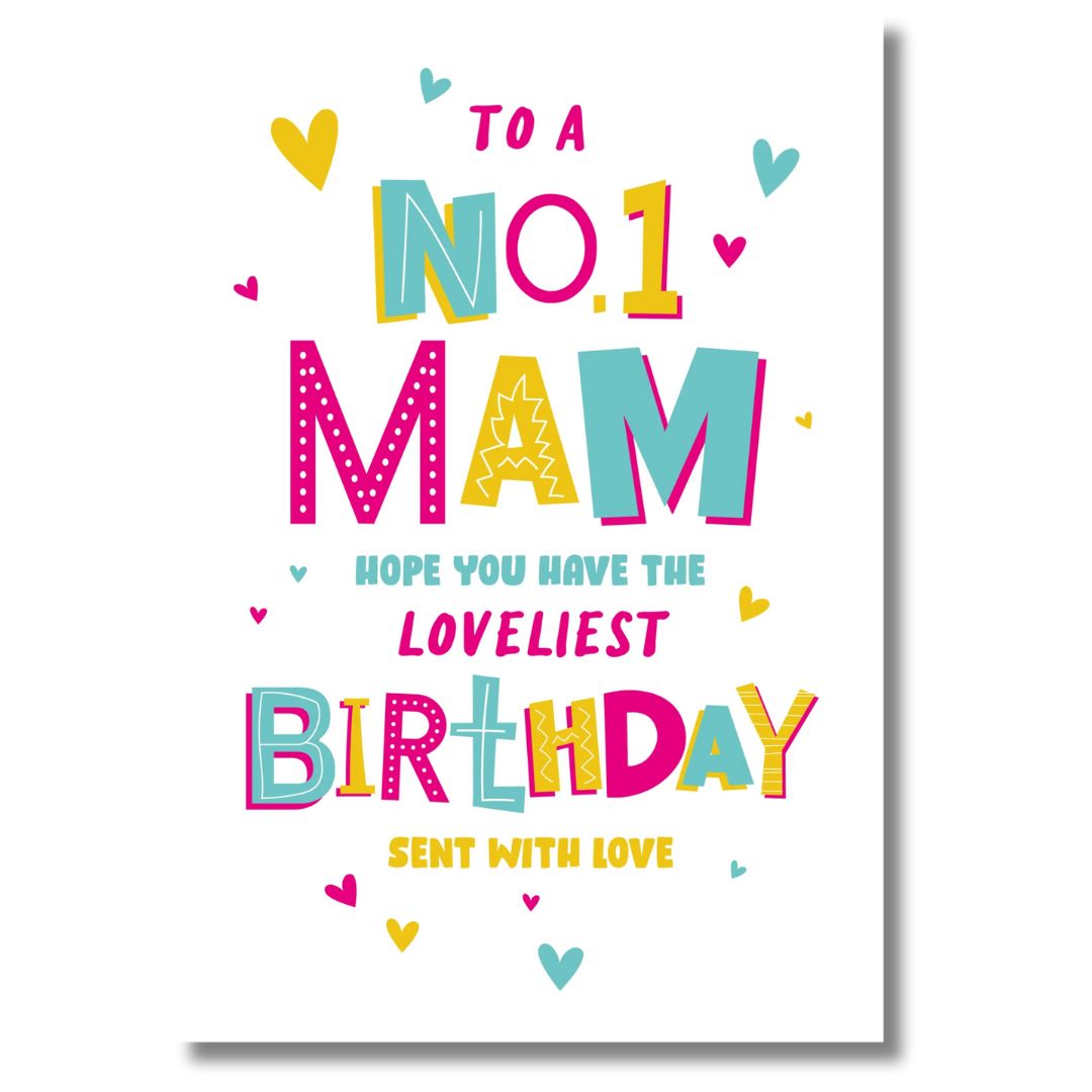 Cherry Orchard To A No.1 Mum Loveliest Birthday - Greeting Card