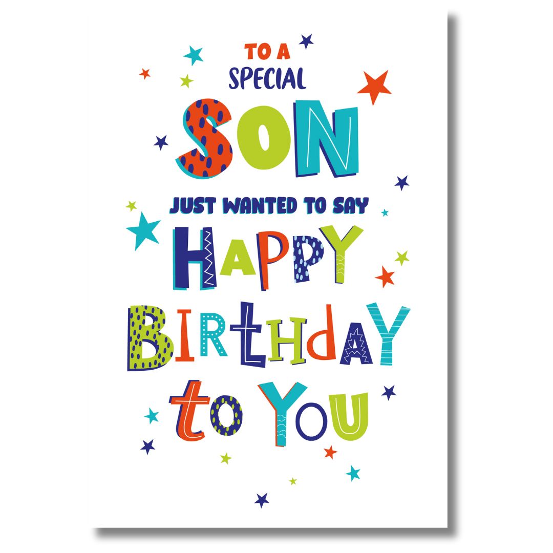 Cherry Orchard To A Special Son Happy Birthday - Greeting Card