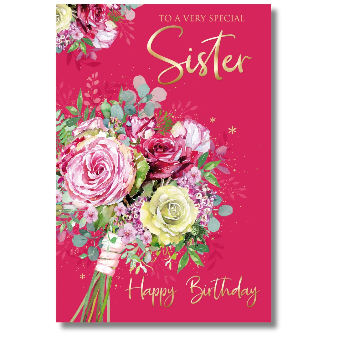 Cherry Orchard To A Very Special Sister Happy Birthday - Greeting Card