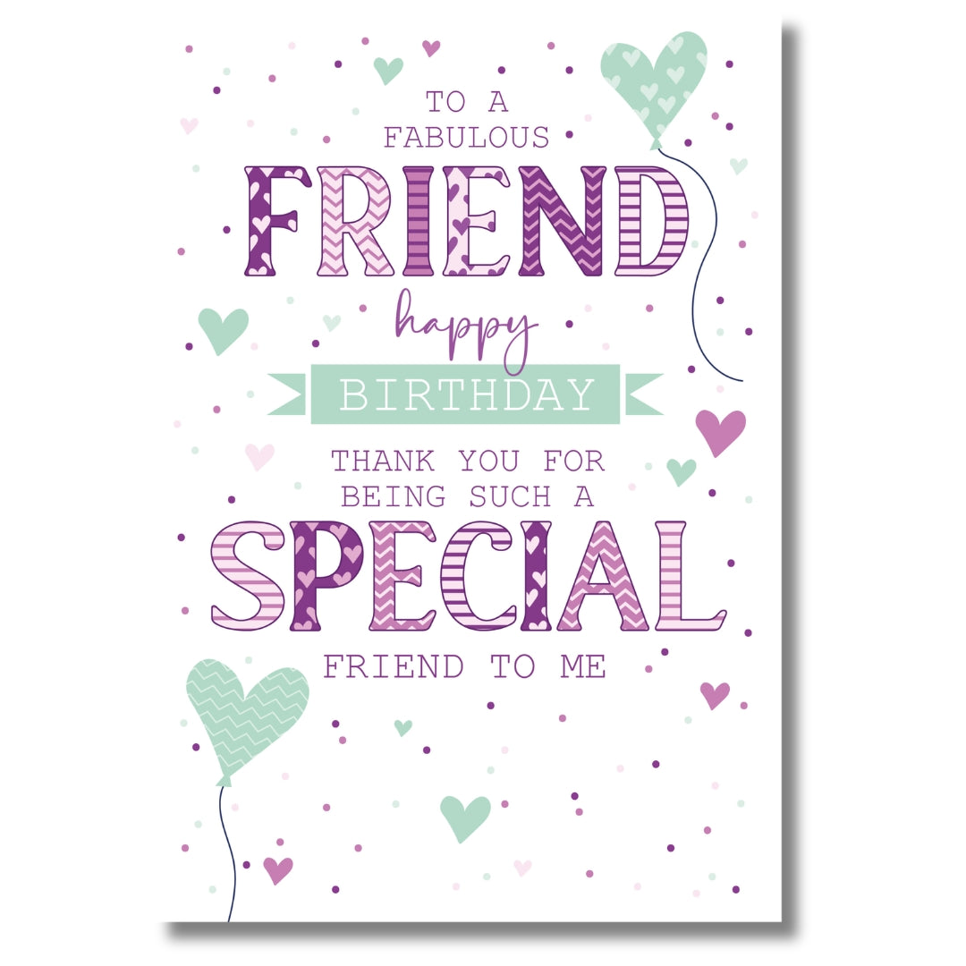 Cherry Orchard To A Fabulous Friend Happy Birthday - Greeting Card