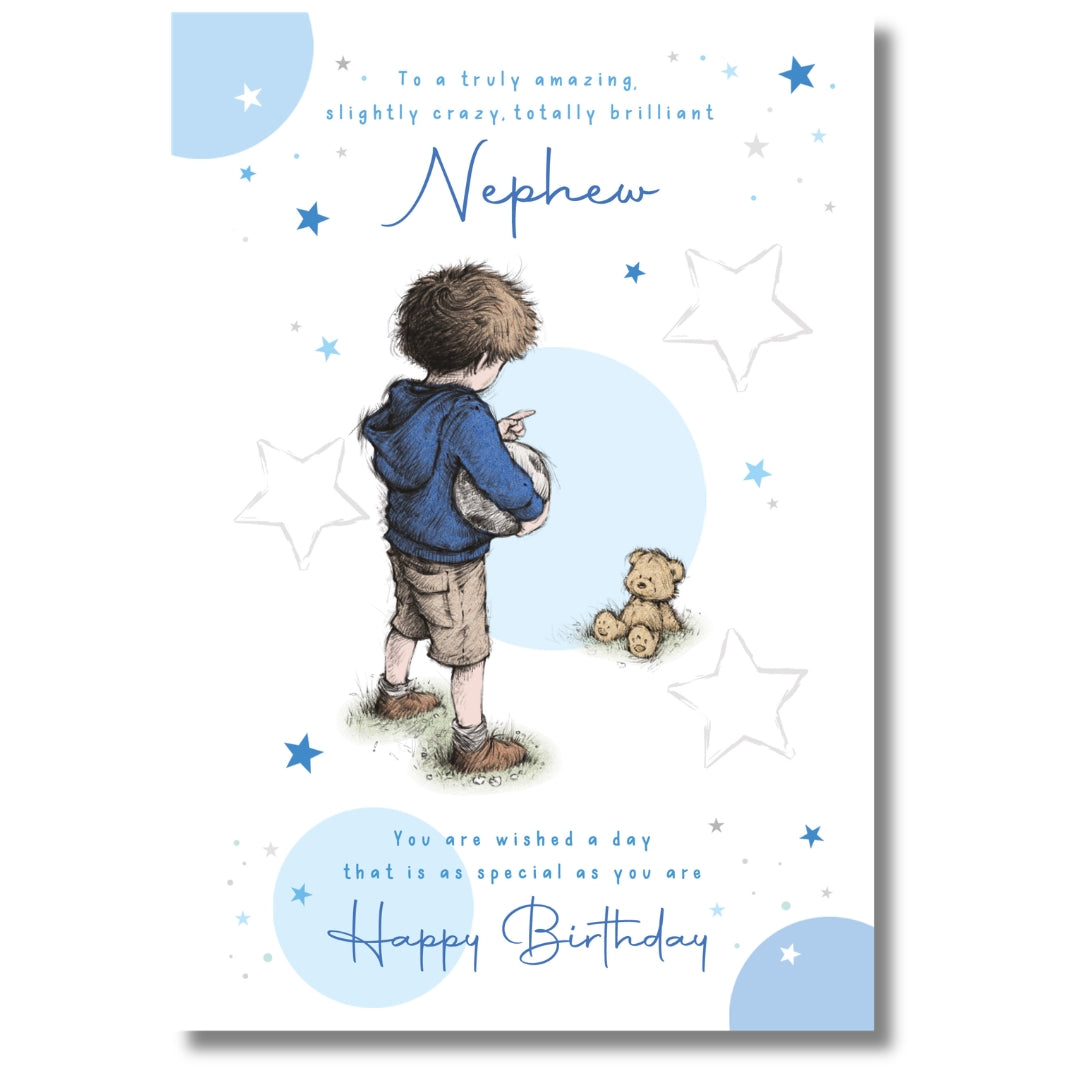 Cherry Orchard Nephew Happy Birthday - Greeting Card