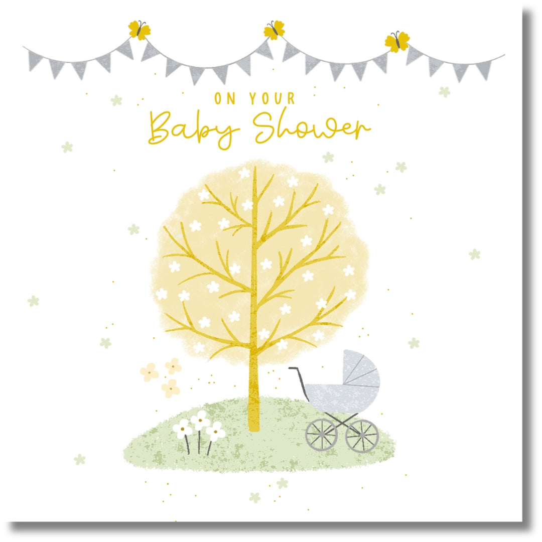 Cherry Orchard On Your Baby Shower - Greeting Card