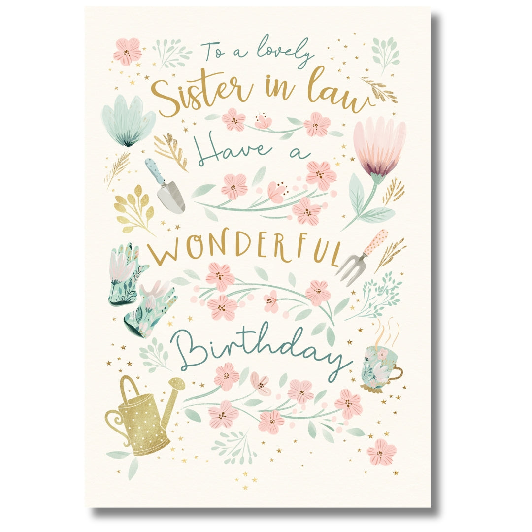 Cherry Orchard To A Lovely Sister-In-Law Have A Wonderful Birthday - Greeting Card