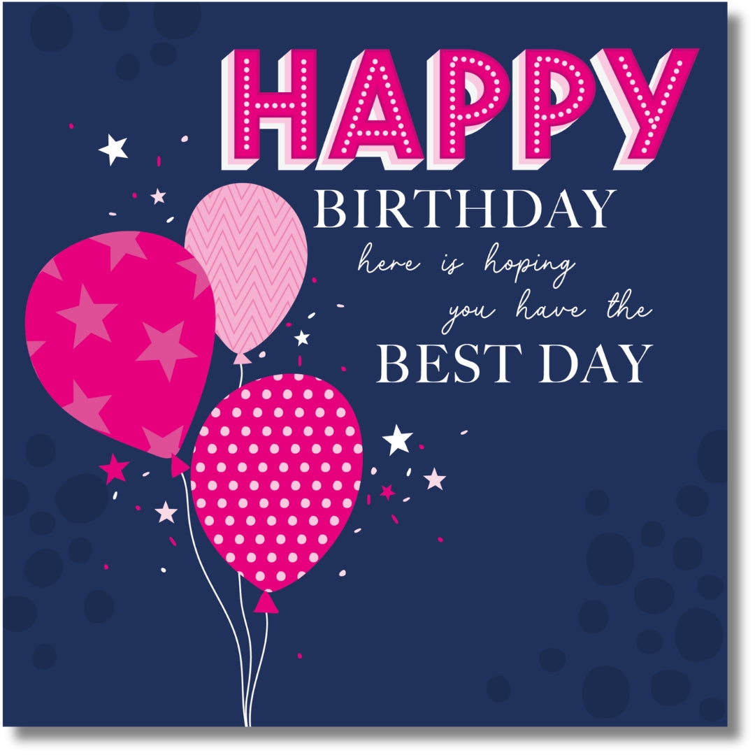 Cherry Orchard Happy Birthday Best Day - Greeting Card