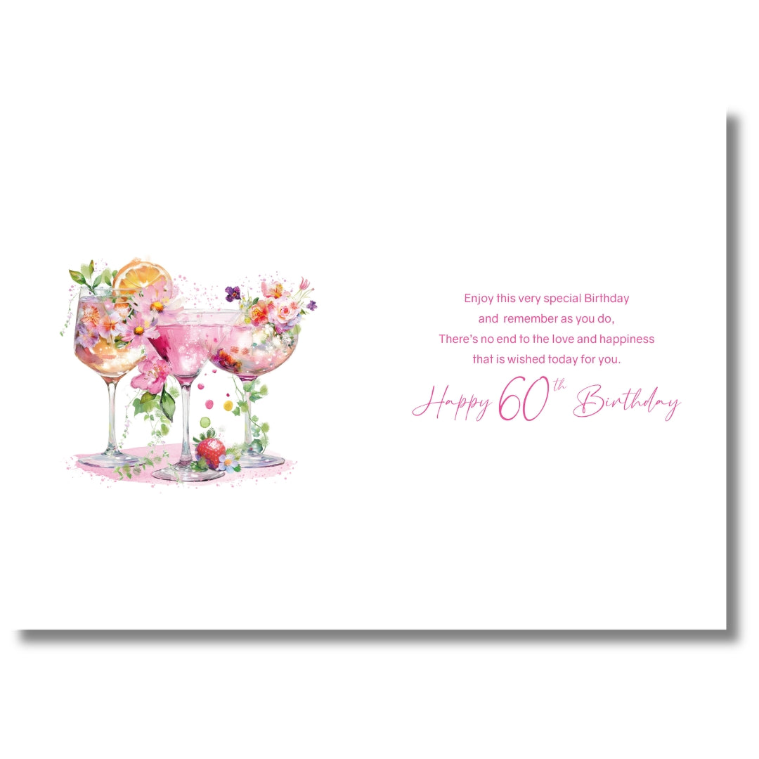 Cherry Orchard Wishing You A 60th Fabulous Birthday - Greeting Card