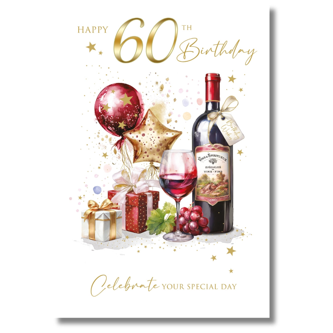 Cherry Orchard Happy 60th Birthday - Greeting Card