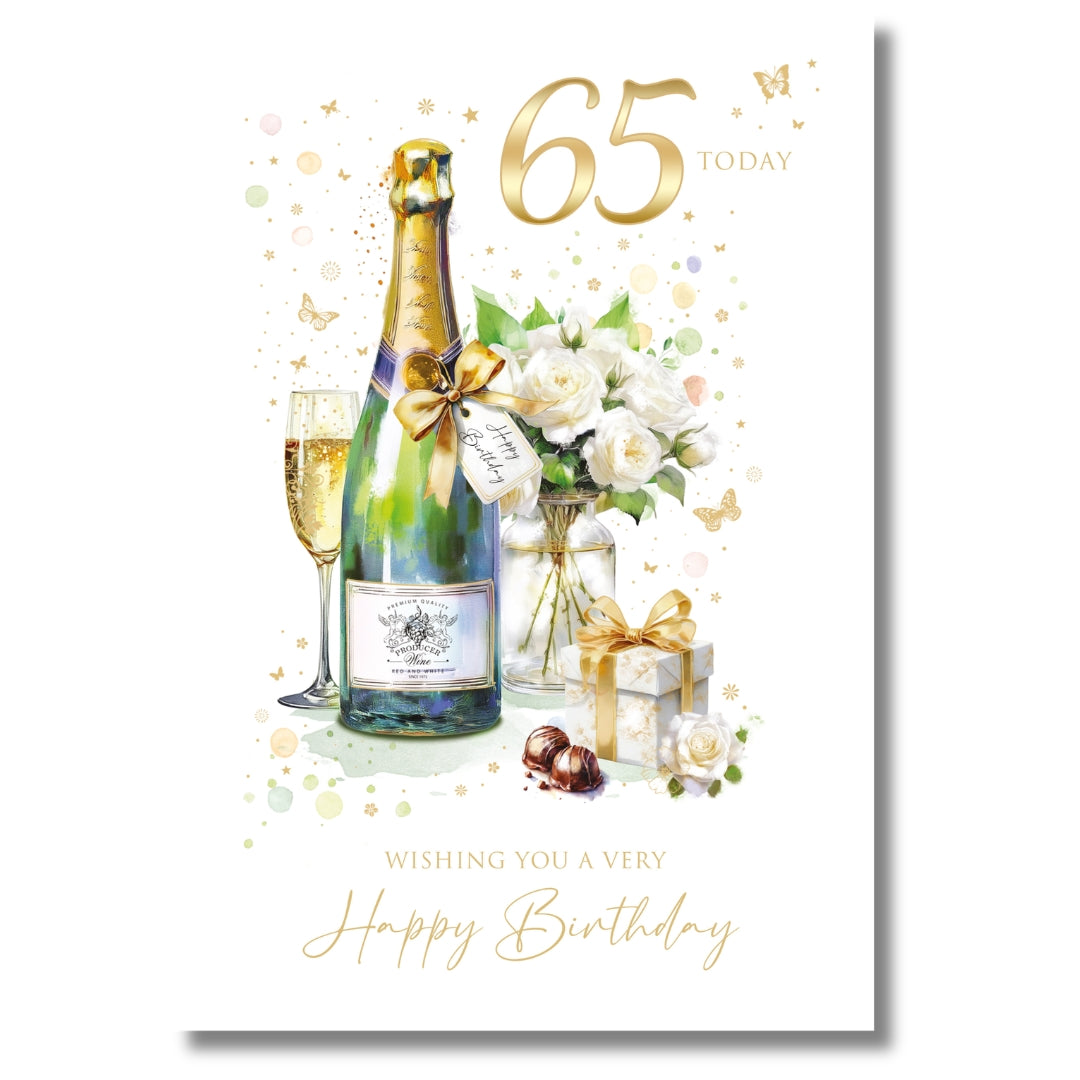 Cherry Orchard 65 Today Wishing You A Very Happy Birthday - Greeting Card