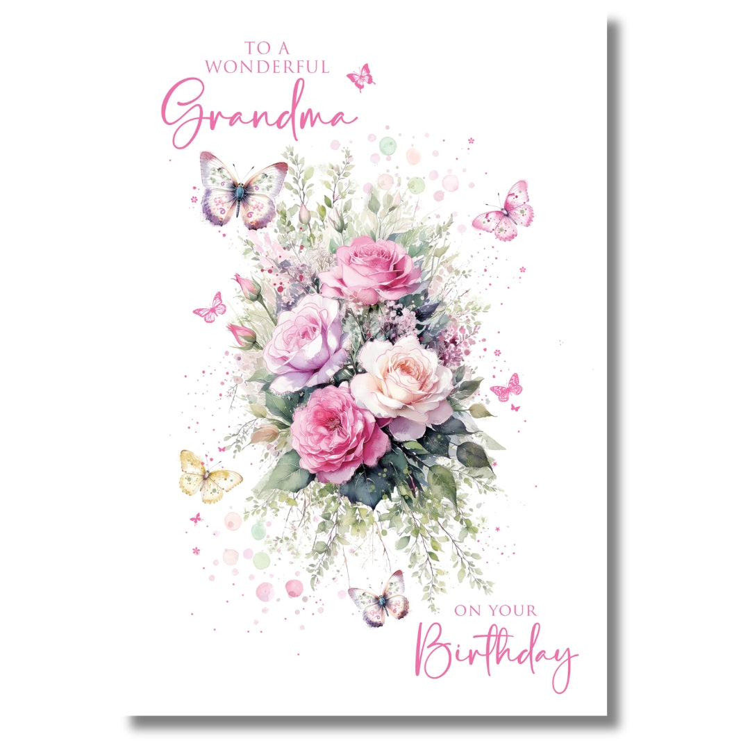 Cherry Orchard To A Wonderful Grandma On Your Birthday - Greeting Card