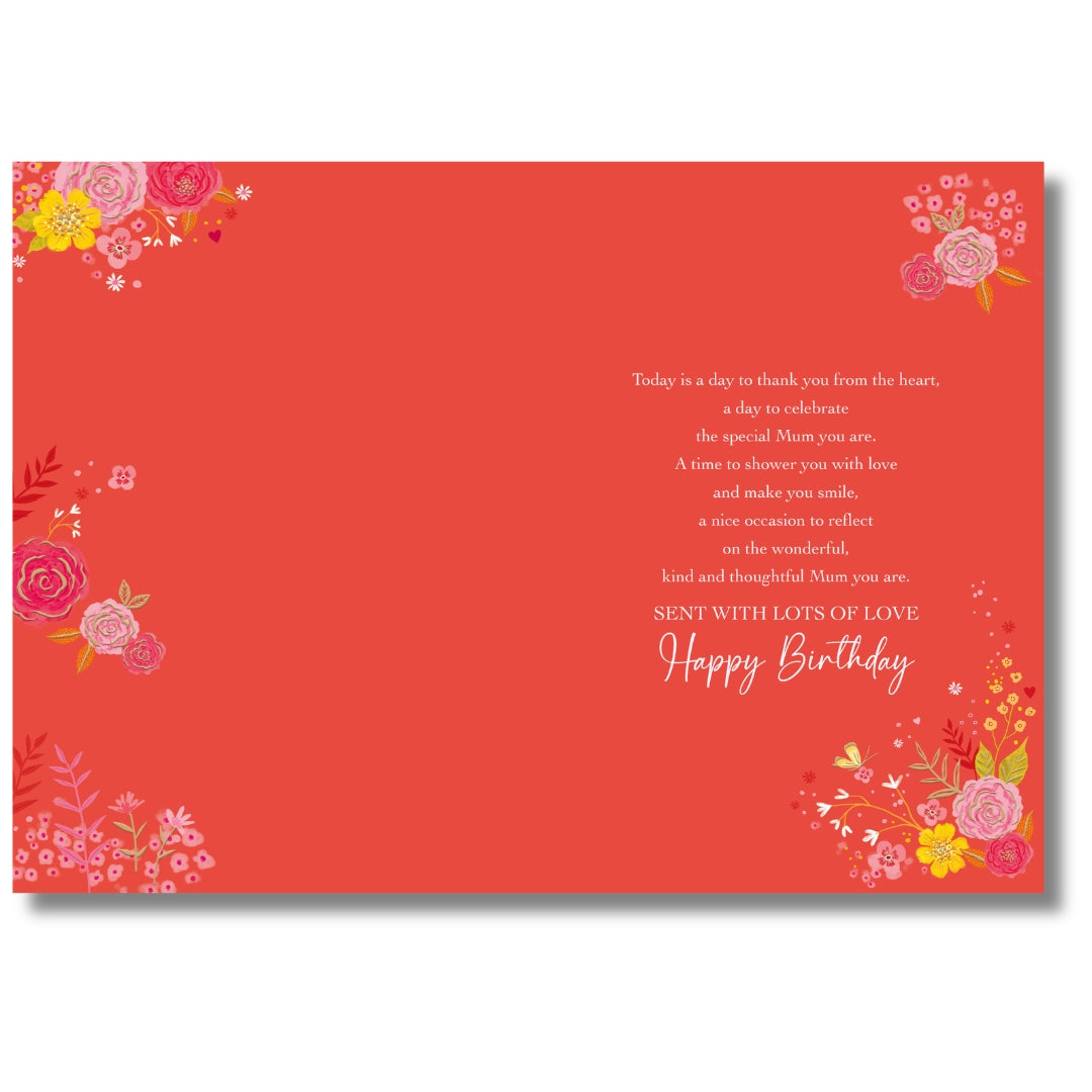 Cherry Orchard To A Wonderful Mum Sent With Love Happy Birthday - Greeting Card
