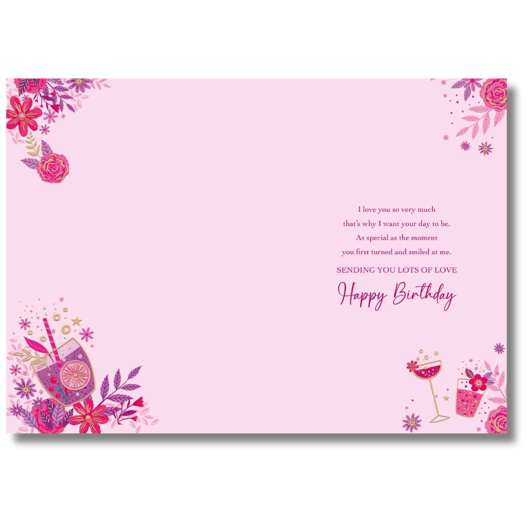 Cherry Orchard To My Beautiful Girlfriend Happy Birthday - Greeting Card